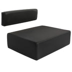 Black Seat Bottom Cushion and Back for John Deere A B D G R 50 70 80 520 620 720 820