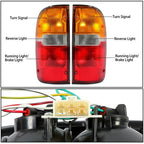 Tail Lights Brake Lamps with Bulbs Left and Right for Toyota Tacoma 1995 2000