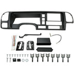 Car Radio Stereo Double Din Dash Kit Panel Wire Harness For 95 02 GMC Truck SUV