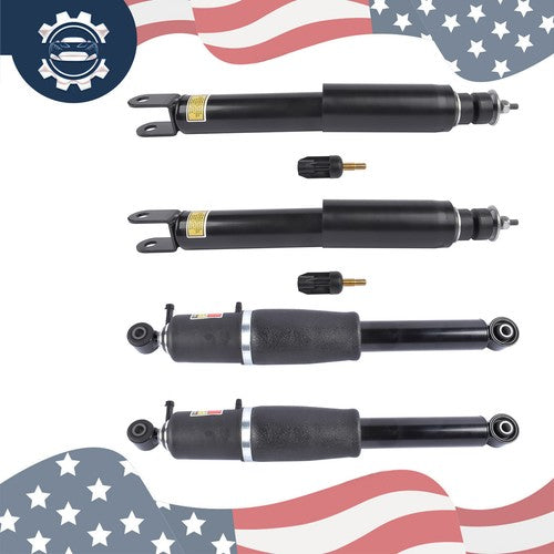 2× Rear + 2× Front Air Suspension Shocks For Chevy GMC Cadillac SUV 25979391