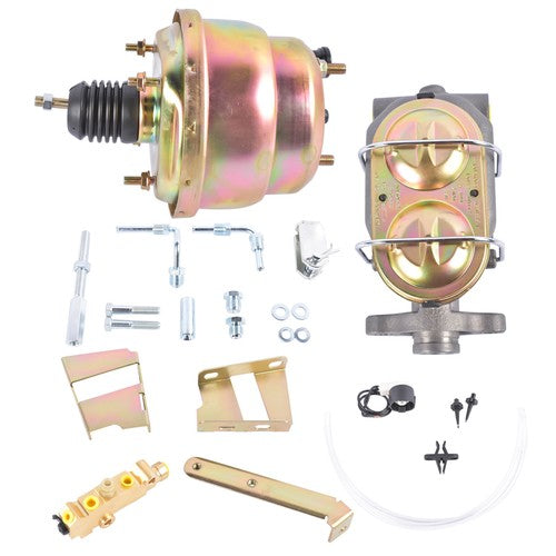 7" Zinc Power Brake Booster Conversion Kit for Chevy Impala Bel Air 1959-1964