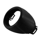 Front Bumper Fog Light Cover Bezels Pair Matte Black for 2012-2014 for Ford Focus