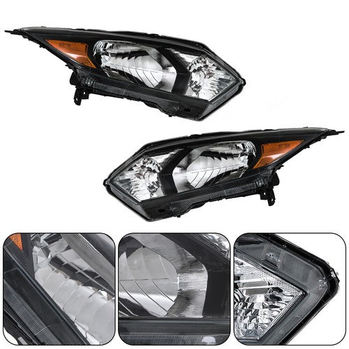 Headlights Assembly Headlamp Halogen for Honda HR-V HRV 2016 2017 2018 LH+RH