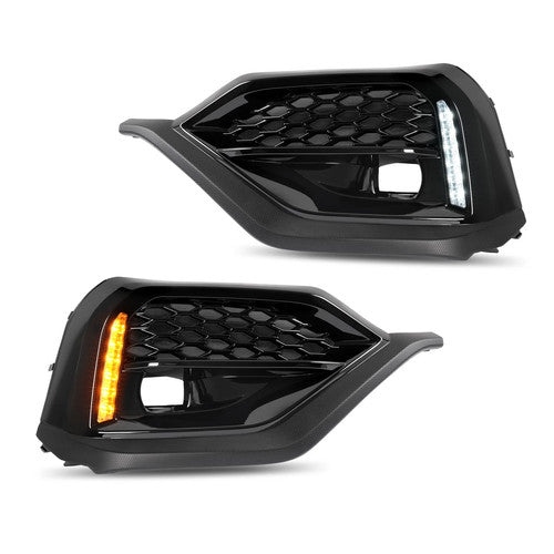 sequential LED Turn Signal DRL Fog Bezel Light Pair for Subaru WRX STI 2022-2024