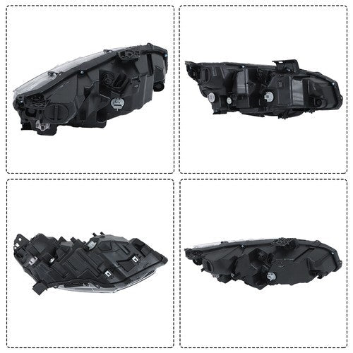 LED Headlight Headlamp Clear Housing For Honda Civic 2016-2019 Driver/Left Side