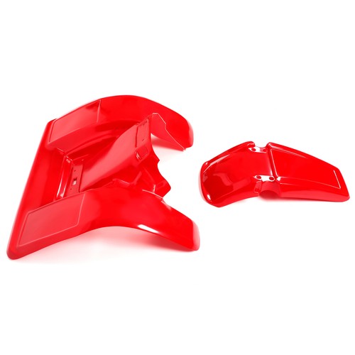 Red Plastic Front Rear Fender Set For Honda ATC 250R 83 84