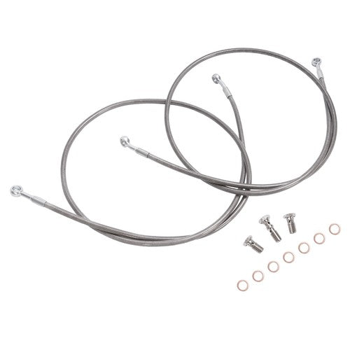 Front Braided Racing SS Brake Line 3 Inch for Yamaha Blaster 200 1989 2006