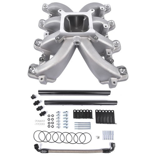 Single-Plane EFI Intake Manifold w/ Fuel Rails 300-137 For GM Gen LS1 LS2 LS6