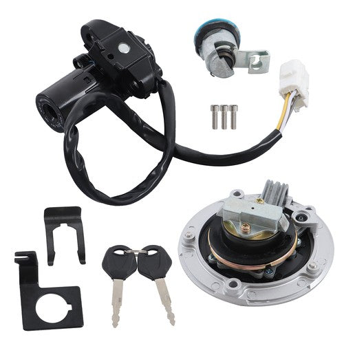 Ignition Switch Fuel Gas Cap Lock Set For Kawasaki Ninja 1000 ZX10R Z1000SX ZX6R