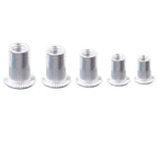 Metric M3-M8 + SAE 6-32-1/4-20 Aluminum Rivet Nut Rivnut Nutsert Kit 300Pcs