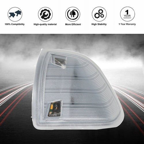 Smoked Amber LED Side Mirror Turn Signal Lights For Ram 1500 2500 right Side
