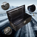 30 Inch Cuboid Black Aluminum Under Storage Tool Box For Trailer Pickup Truck
