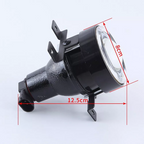 For 2016-2021 Honda Civic LED Blue Halo Projector Fog Light  Angel Eyes Ring DRL