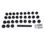 32pc Wheel Lock Lug Nut Master Key Set Removal Socket Tool Kit for Mercedes-Benz