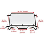 Heavy Duty Full Flip Windshield For 19-23 Polaris RZR XP 1000/ 4 1000 Windscreen