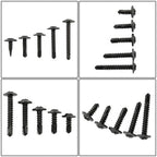 380Pcs Self Tapping Phillips Screws Kits #8 #10 Stainless Steel 410 With Box