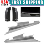 For 99 07 Chevy Silverado GMC Sierra 4 Door Crew Cab Rocker Panels Cab Corners