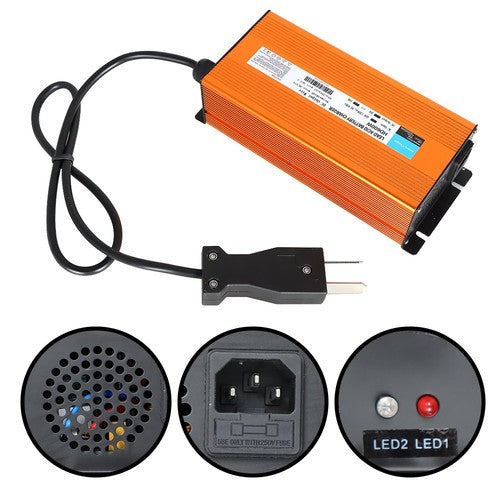 For EZGO Yamaha Golf Cart Battery Charger 36 Volt 14 Amp With Crowfoot Plug