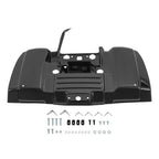 Black ABS Plastic Rear Fender Flaps Mud Guard for Honda TRX300 1988-2000