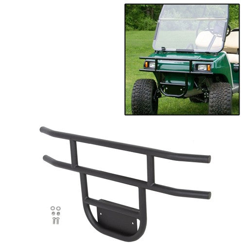 Black Steel Front Bumper Brush Guard for Club Car Golf Cart DS Models 1981 Up