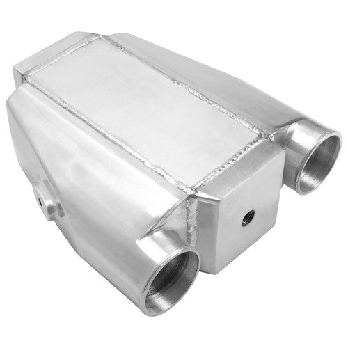 Aluminum Water Intercooler A/W IC 2.5" in 3" out Liquid Core For Jet Ski Sea Doo