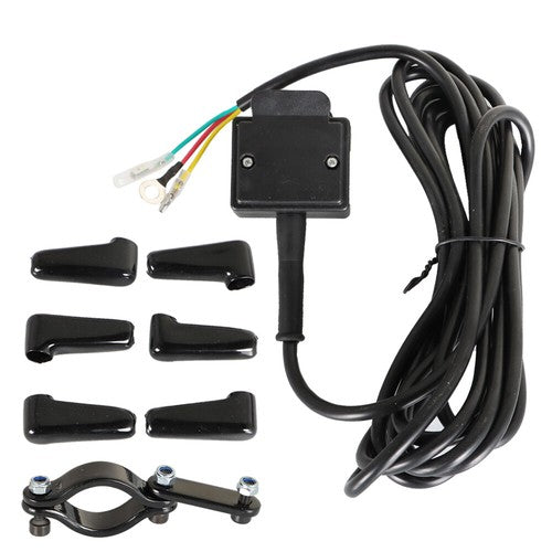 12V Solenoid Relay Contactor&Winch Rocker Thumb Switch Combo Set for ATV