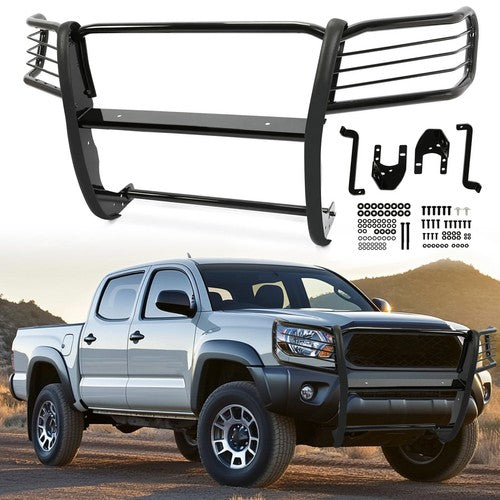 Brush Grille Guard Reinforcement Steel For Toyota Tacoma 2005 2015 Powder Coated