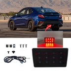 Rear Lower Bumper LED Brake Light Tail Lamp Smoke for 2022-2024 for Subaru WRX
