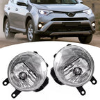 Front Halogen Fog Lights Lamps Pair for 2014-2018 for Toyota 4Runner for RAV4