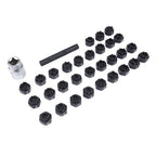 32pc Wheel Lock Lug Nut Master Key Set Removal Socket Tool Kit for Mercedes-Benz