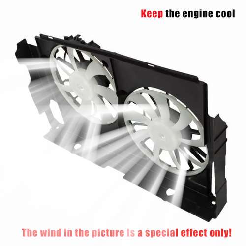 621-557 Radiator Cooling Fan for Toyota RAV4 2013-2019 2 5L L4 GAS 1 Set