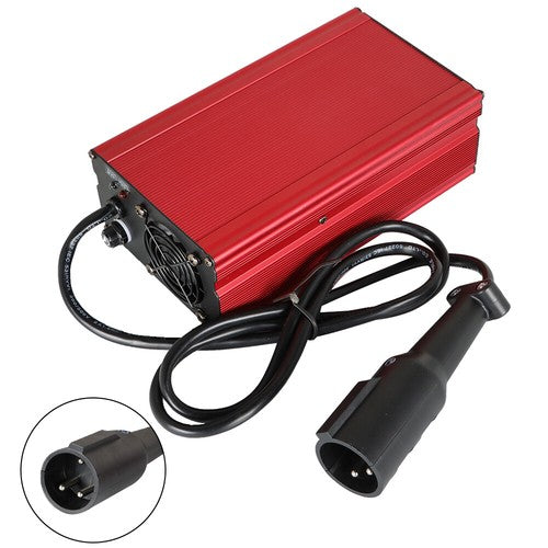 48 Volt 10 Amp Battery Charger Fit For Club Car Golf Cart 3-Pin Round Plug