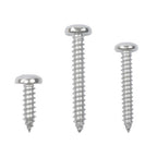 550Pack 304 Stainless steel wood screws kits countersunk #4 #6 #8 #10 #12 W/Box