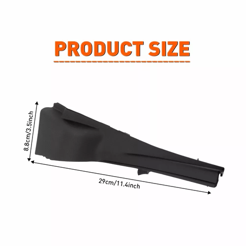 Windshield Wiper Cowl Extension Trim Pair for 2015-2024 for Nissan Murano Black