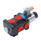13GPM Hydraulic Adjustable Variable Flow Control Valve 6 Port 12V DC