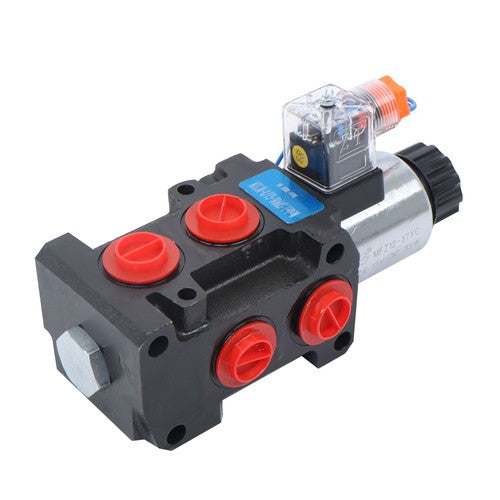 13GPM Hydraulic Adjustable Variable Flow Control Valve 6 Port 12V DC