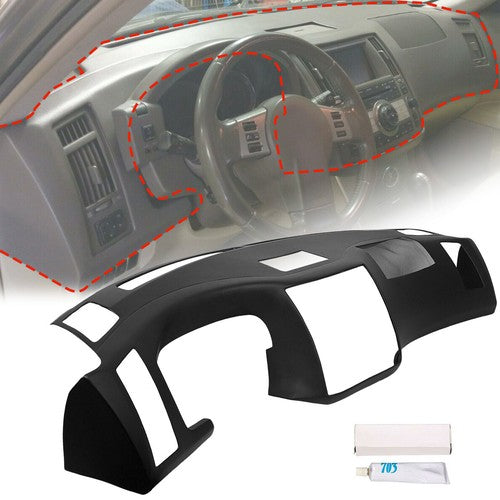 Black Painted Dash Cover Dash Cap with Glue for 2006-2008 Infiniti FX35