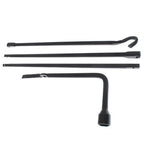 Black Steel Spare Lug Wrench Tire Tool Kit W/Bag Fit For Toyota Tacoma 2005-2013