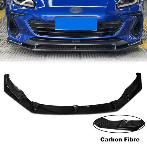 Front Bumper Carbon Fiber Lip Spoiler for 2022-2023 for Subaru BRZ ZD8
