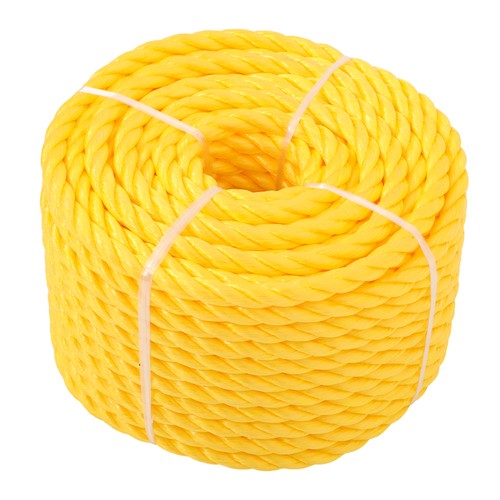 Orange Yellow 1/2in 100ft 3 Stranded Braided Rope for Boats, Dock, Marine Rope