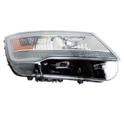 Passenger Headlight Fit For Ford Explorer 2016 217 2018 Halogen w/LED DRL Clear