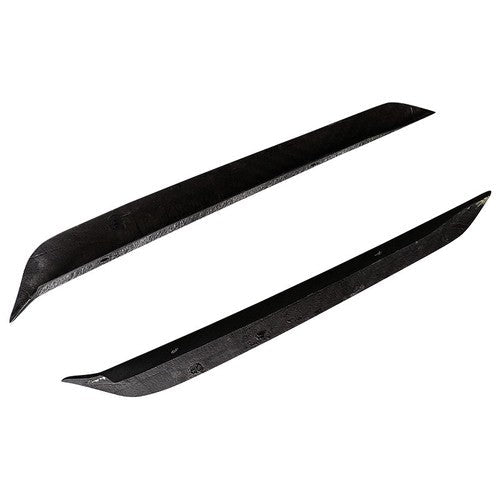 4PCS Carbon Fiber Front Bumper Side Blade Canard Fin for Subaru WRX VB S4