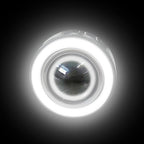 DRL White LED Halo Projector Fog Lights Lamp Angel Eye for 2016-2021 Honda Civic