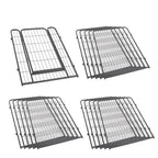 16 Panels 40 x 27 inch Dog Playpen Crate Fence Pet PlayPen Exercise Cage