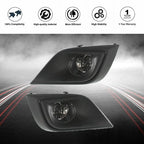 Right+Left Clear Lens Fog Lights Assembly w/Halogen Bulbs For 15- Nissan Murano
