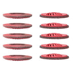 4-1/2" x 7/8" Ceramic Grinding Wheel Type 29 Flap Discs 10 Pack 60 Grit