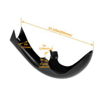 30 Inch Wheel Front Fender 180 Degree Wrap Style For Harley Electra Glide FLH 1986-2013