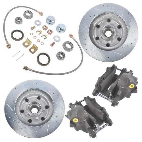 For Chevrolet C10 GMC 2wd Truck Front Disc Brake Conversion Kit 6 Lug Wheels