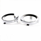 Pair Front Chrome Fog Light Trim Lamp Cover for 2009-2013 Subaru Forester