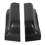 Black ABS Cab Corner Covers For Ford F150 Crew Cab 2004 2005 2006 2007 2008